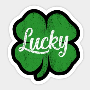 st patricks day lucky Sticker